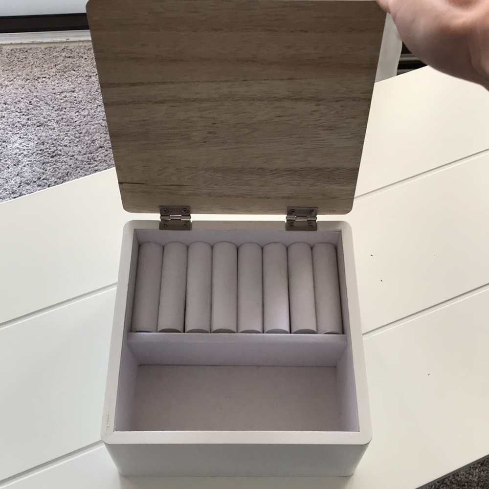 Rae Dunn Wooden Jewelry Box - Picture 2 of 5